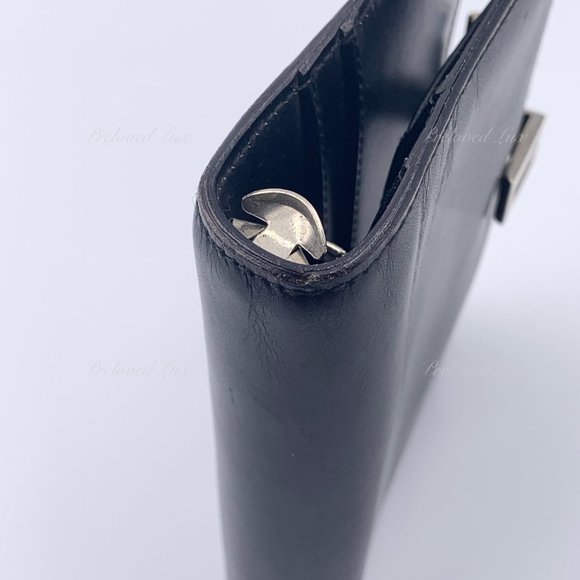 Authentic GUCCI Black 6-ring Agenda Planner - Picture 7 of 15